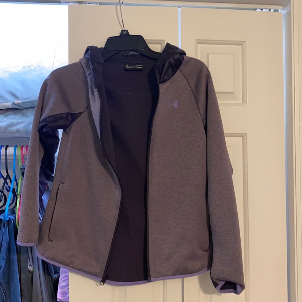 Girls large under armor jacket